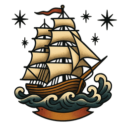 American Traditional tattoo design 6