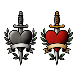 American Traditional tattoo design 10