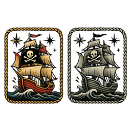 American Traditional tattoo design 16