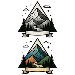 Geometric tattoo design 4