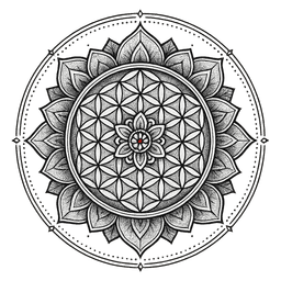 Geometric tattoo design 6