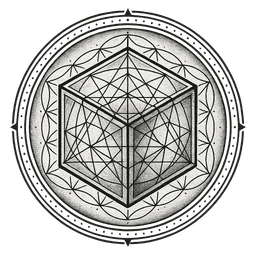 Geometric tattoo design 10