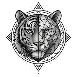 Geometric tattoo design 15