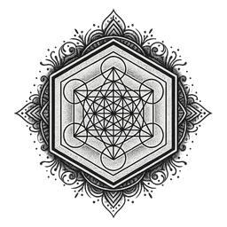 Geometric tattoo design 18