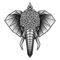 Geometric tattoo design 19