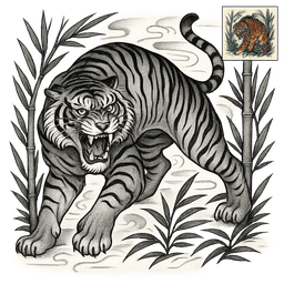 Japanese tattoo design 7