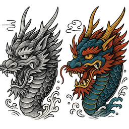 Japanese tattoo design 13