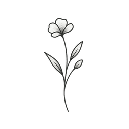 Minimalist tattoo design 10