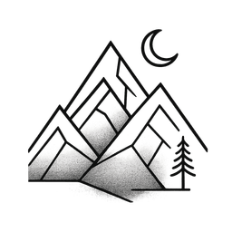 Minimalist tattoo design 19