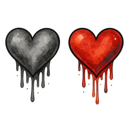 Watercolor tattoo design 15