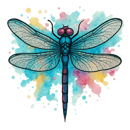 Watercolor tattoo design 19